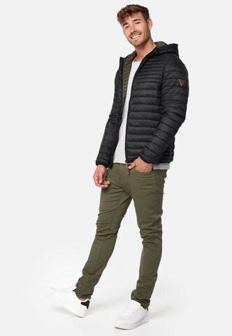 INDICODE JEANS Tussenjas 'Bowers' in Zwart