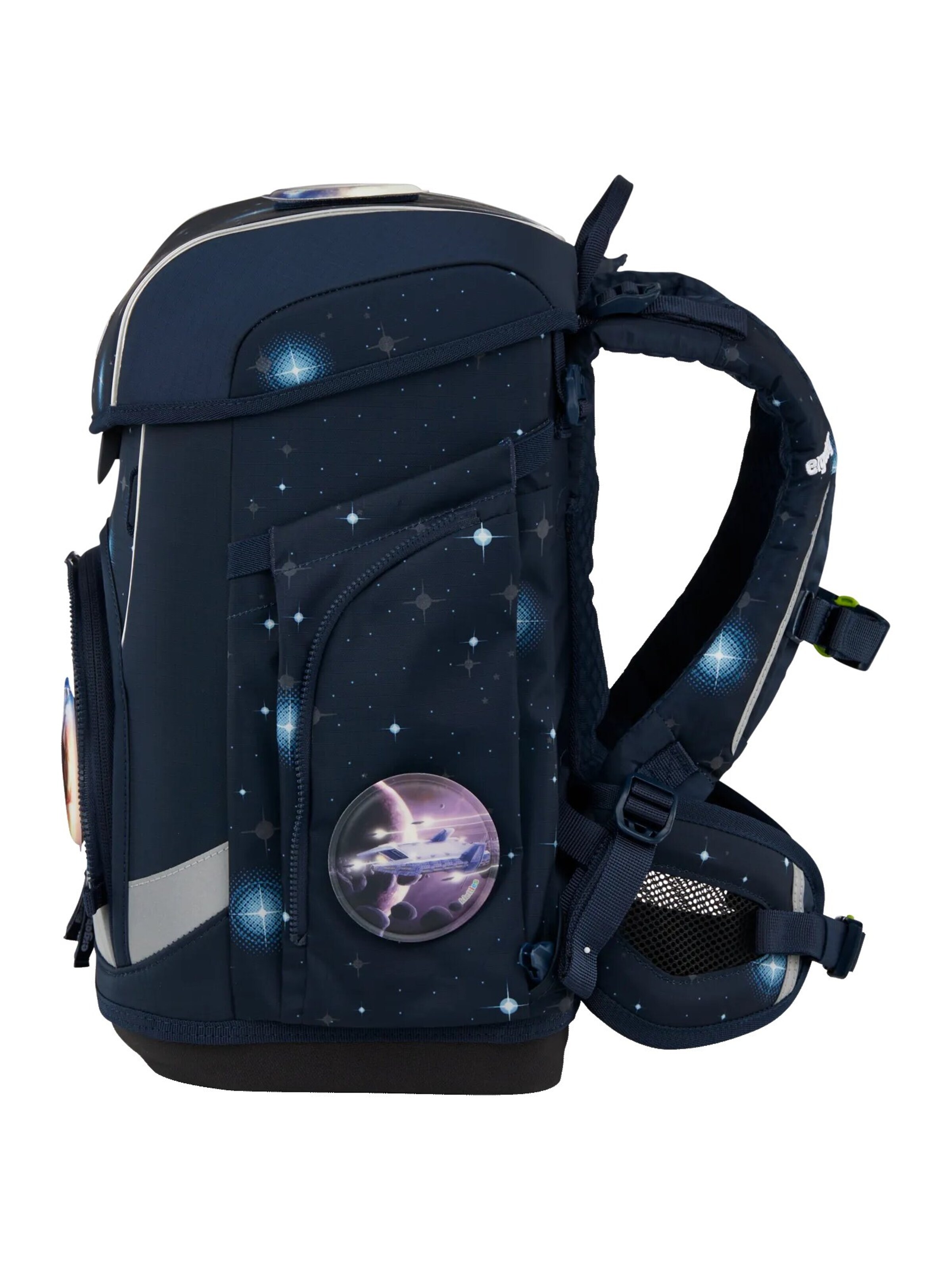 ergobag Backpack 'Schulranzen-Set cubo light Set' in Blue