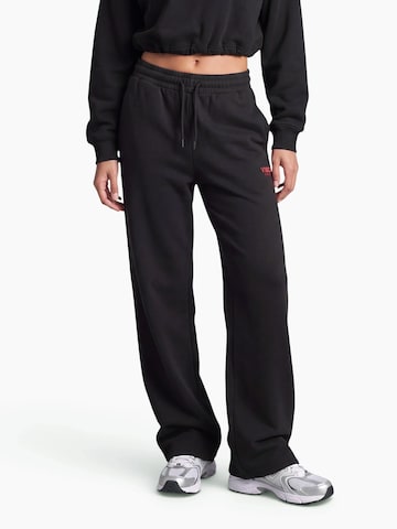 Wide Leg Pantalon de sport V!BE STUD!OS en noir : devant