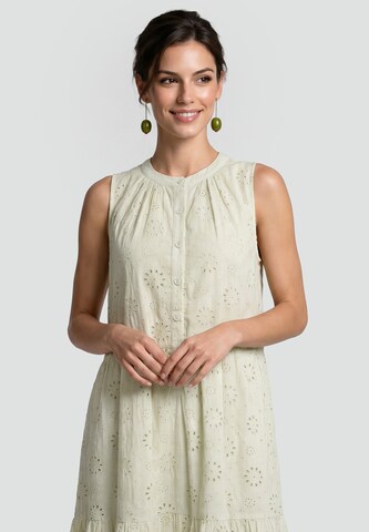 Robe 'Modern' Usha en vert