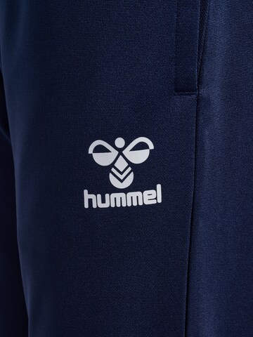 Hummel Regular Workout Pants 'ESSENTIAL' in Blue