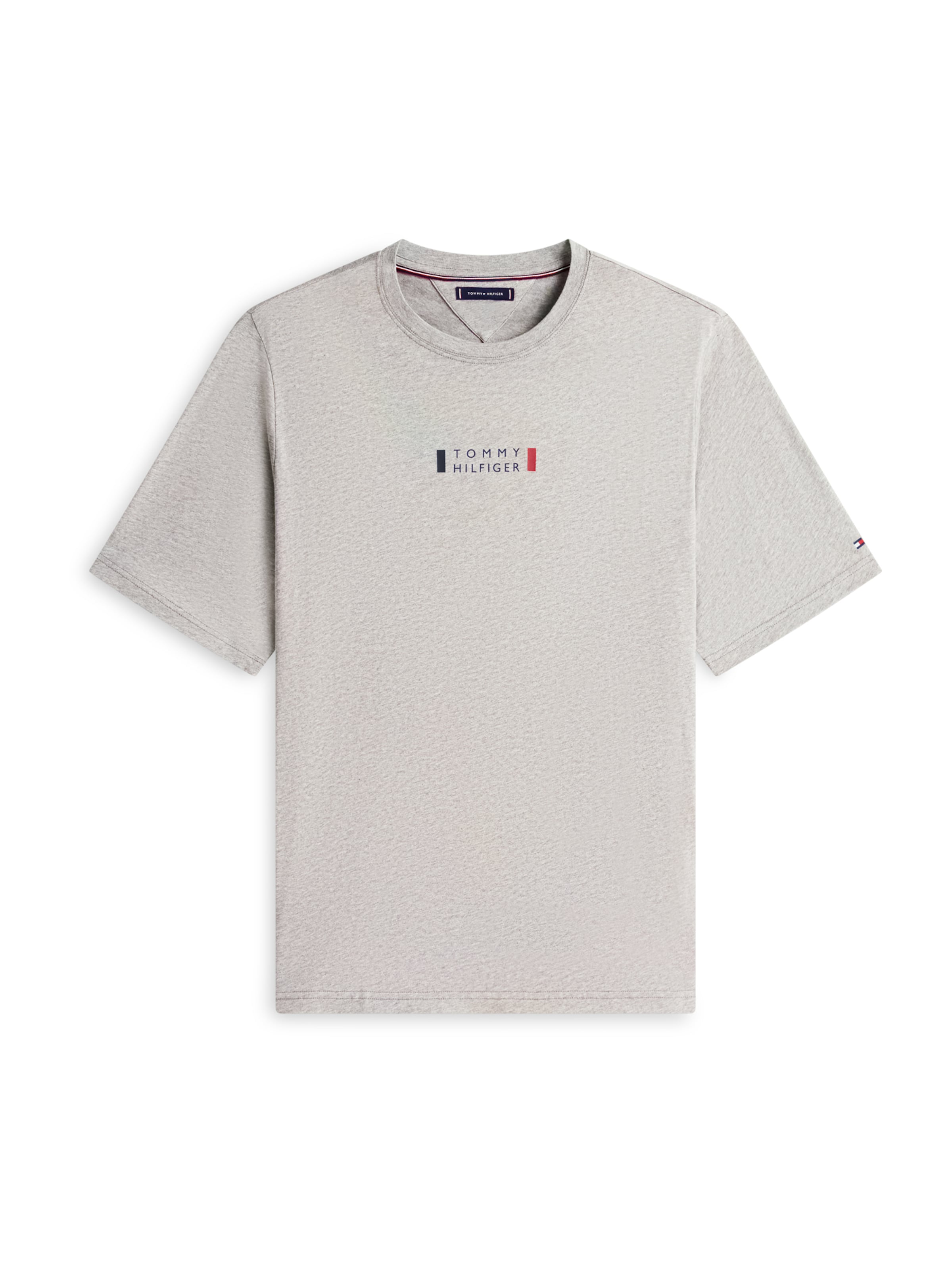 Tommy Hilfiger Big & Tall Shirt 'BRAND LOVE' in Grey: front