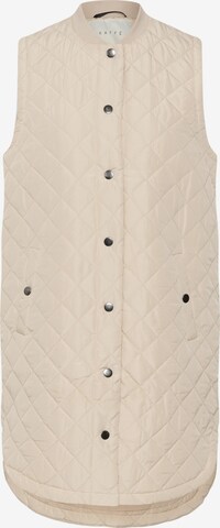 Kaffe Bodywarmer 'Maria' in Beige: voorkant