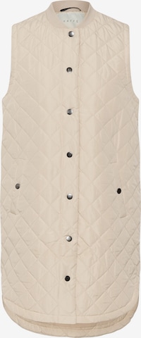 Gilet 'Maria' Kaffe en beige : devant