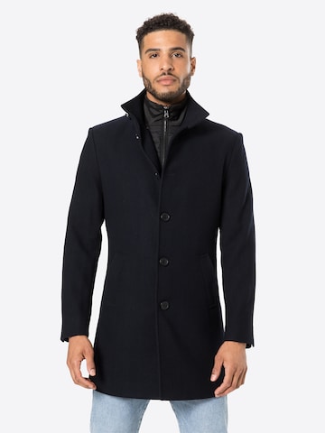 Bruun & Stengade Between-Seasons Coat 'Ontario' in Grey: front