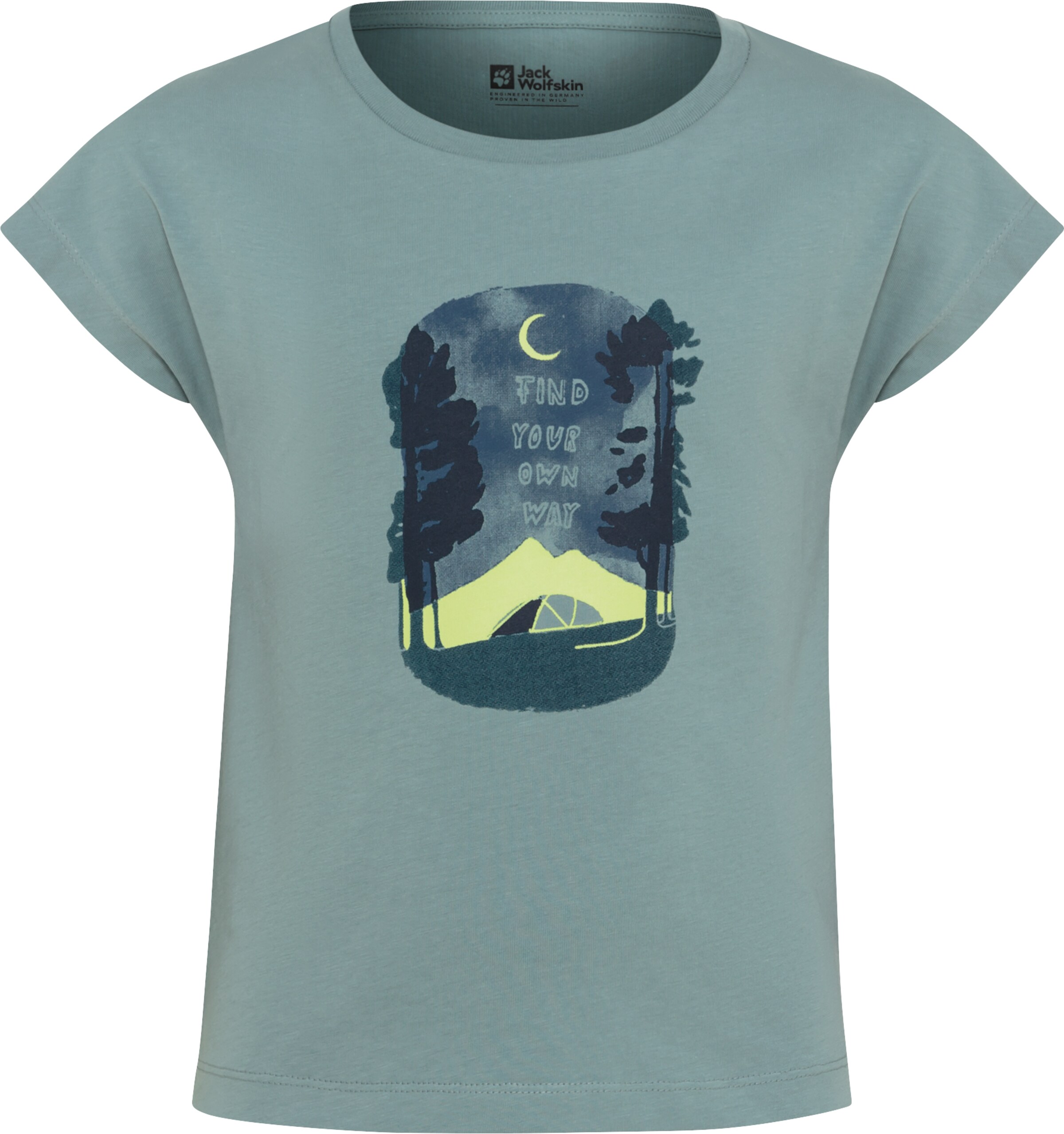 JACK WOLFSKIN T-Shirt in Grün: Vorderseite