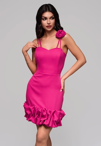 Ombre Evening dress in Pink