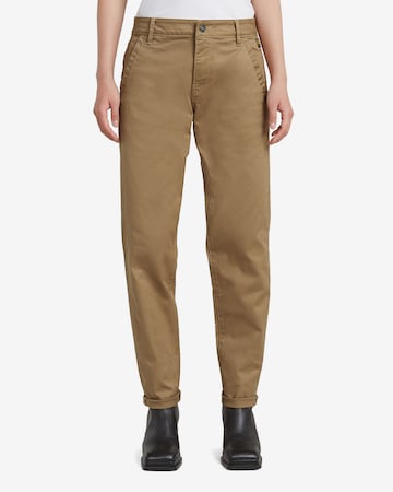 G-STAR Tapered Chinohousut 'Kate' värissä ruskea: etupuoli