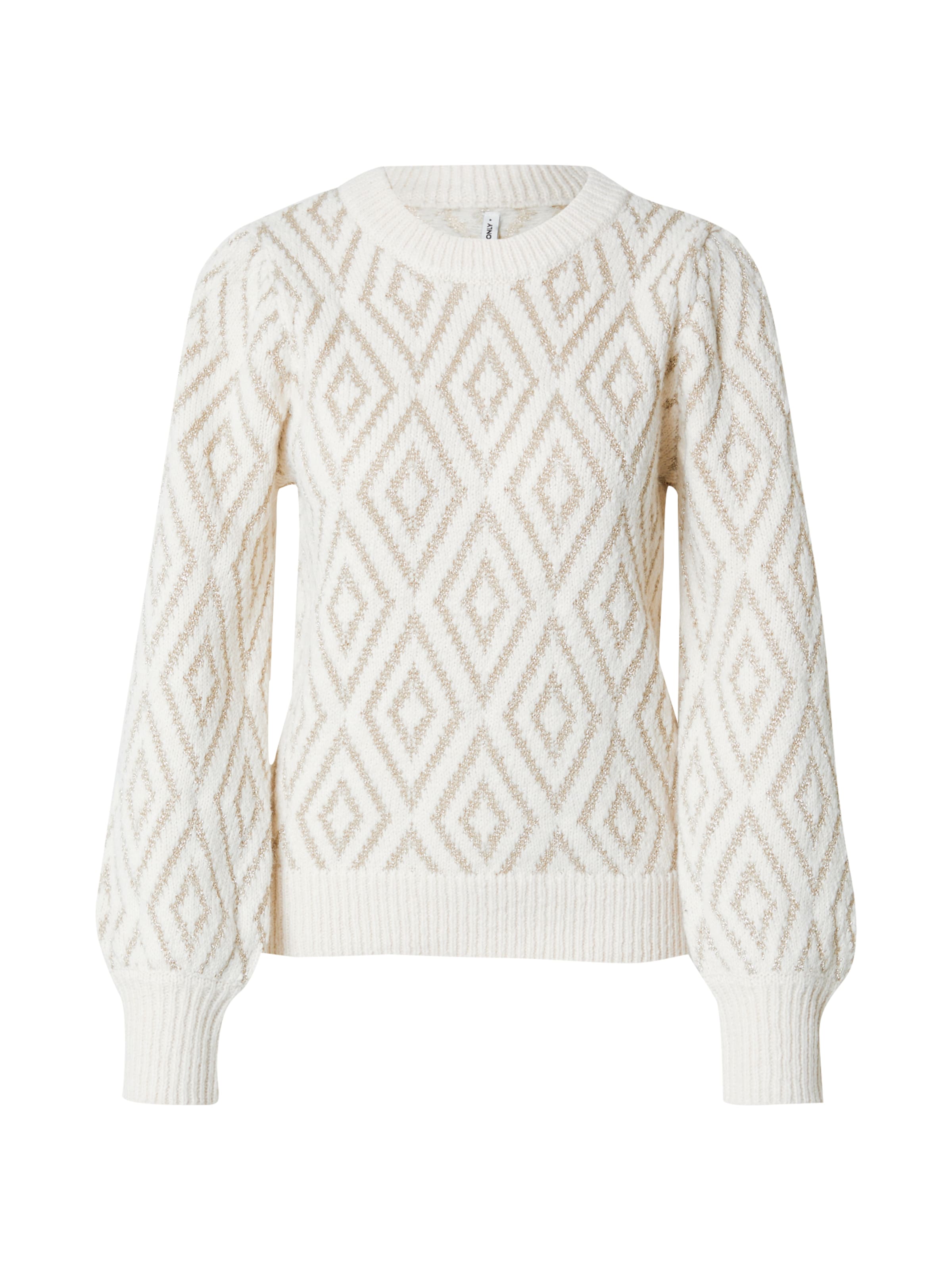 Pull-over 'ONLFIE' ONLY en beige : devant