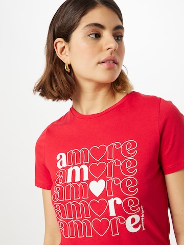 T-shirt 'Oona' NAF NAF en rouge