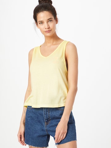 ROXY Top 'Need a Wave' in Yellow