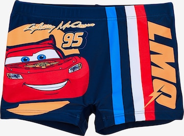 Disney Cars Board Shorts 'Disney Cars Badehose' in Blue: front