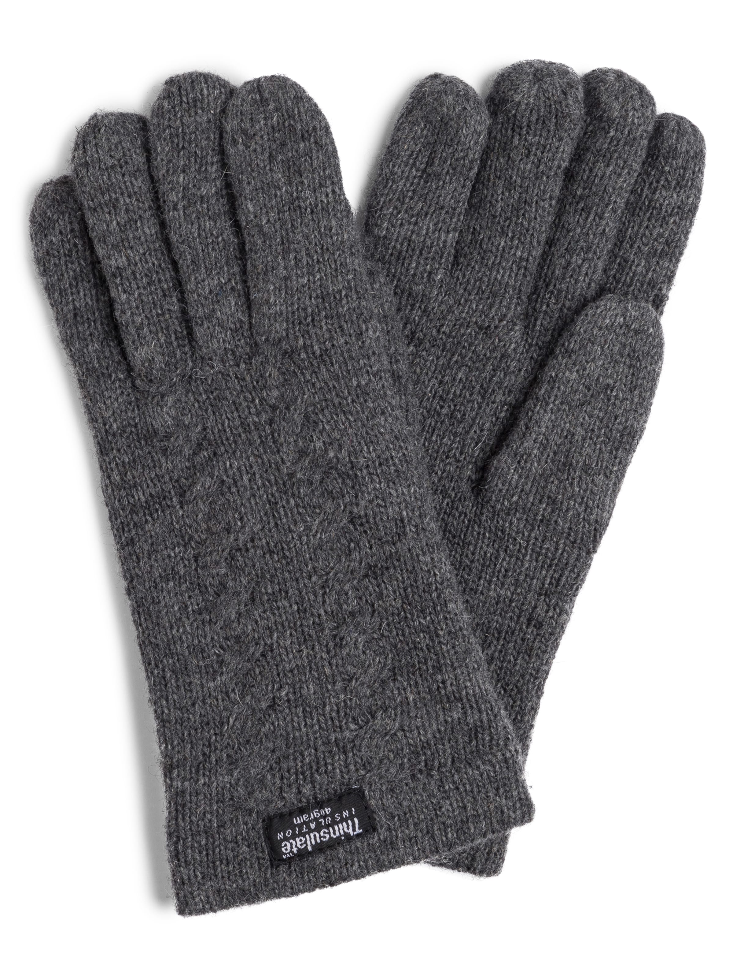 eem Full Finger Gloves in Grey: front