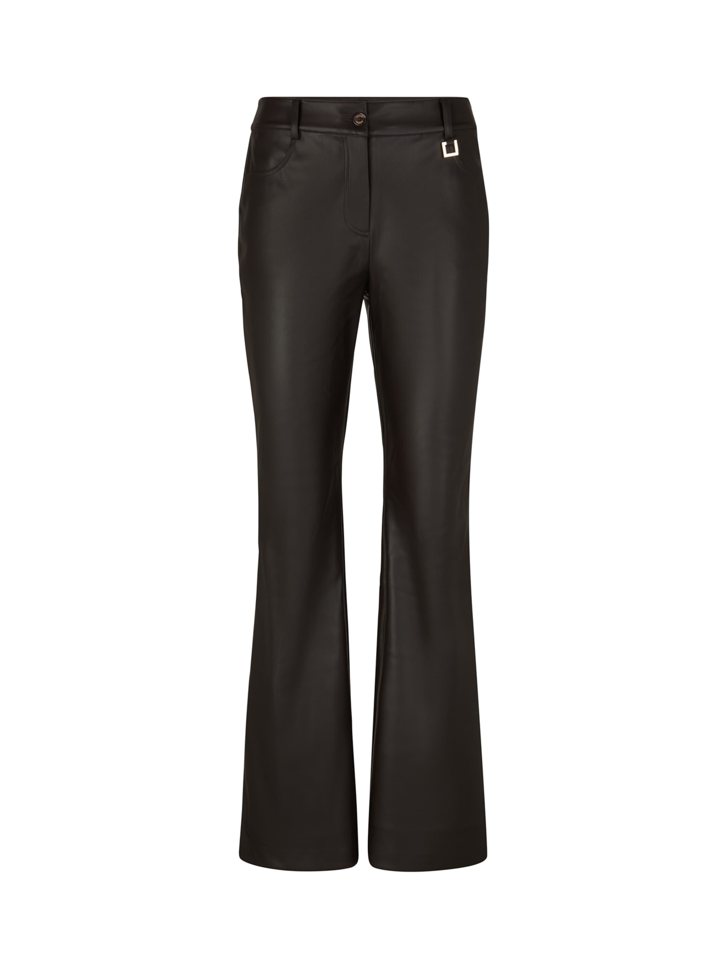 JOOP! Flared Broek 'Pamela' in Bruin: voorkant