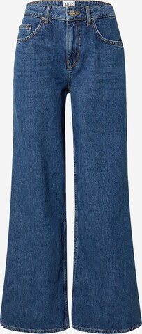 BDG Urban Outfitters Wide leg Jeans in Blauw: voorkant