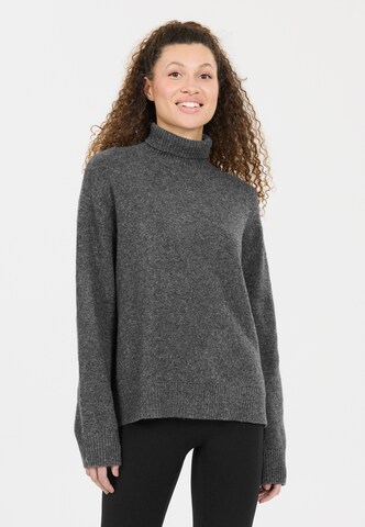 Athlecia Sports sweater 'Daviana' in Grey: front