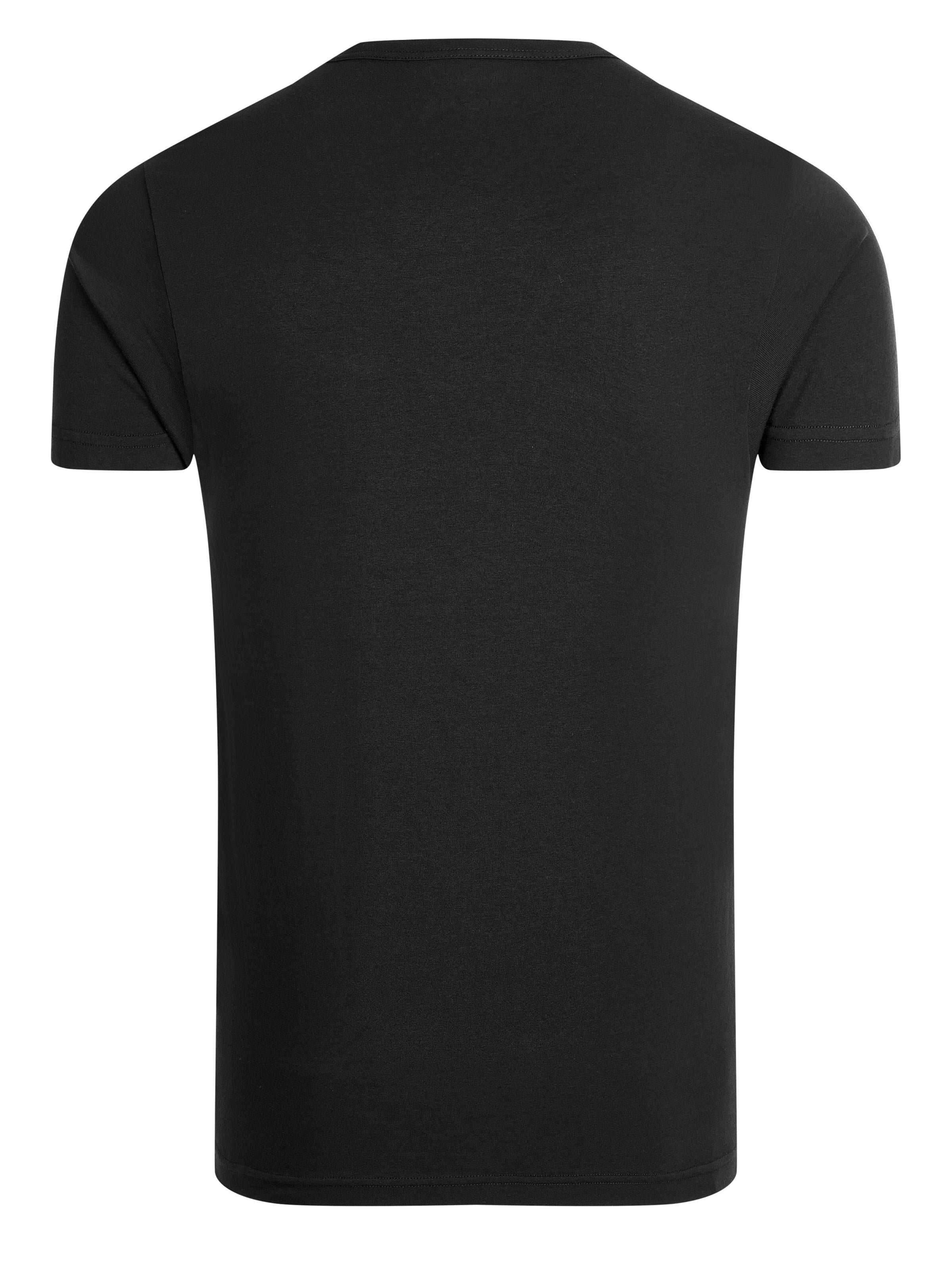 ARMANI Sweatshirt 'Emporio Armani T-Shirt 2er Pack schwarz' i svart