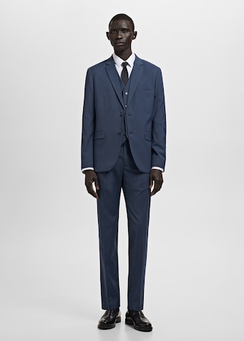 MANGO MAN Suit Vest 'Paris' in Blue