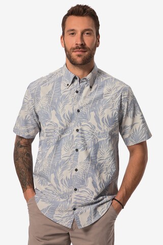 JP1880 Regular fit Button Up Shirt in Blue: front