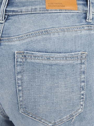 Vero Moda Petite Skinny Jeans 'FLASH' in Blauw