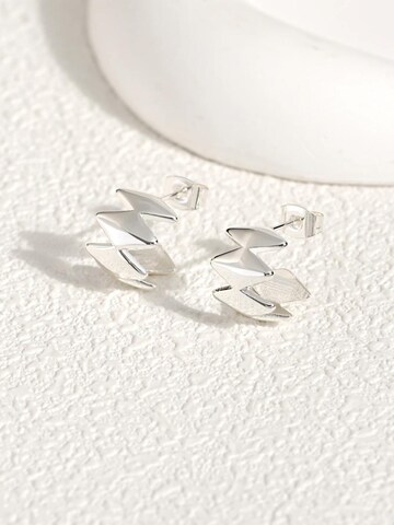 Divé Jewellery Earrings 'Edgy Silver' in Silver