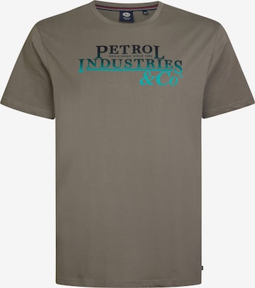 Petrol Industries Футболка в Зеленый: спереди