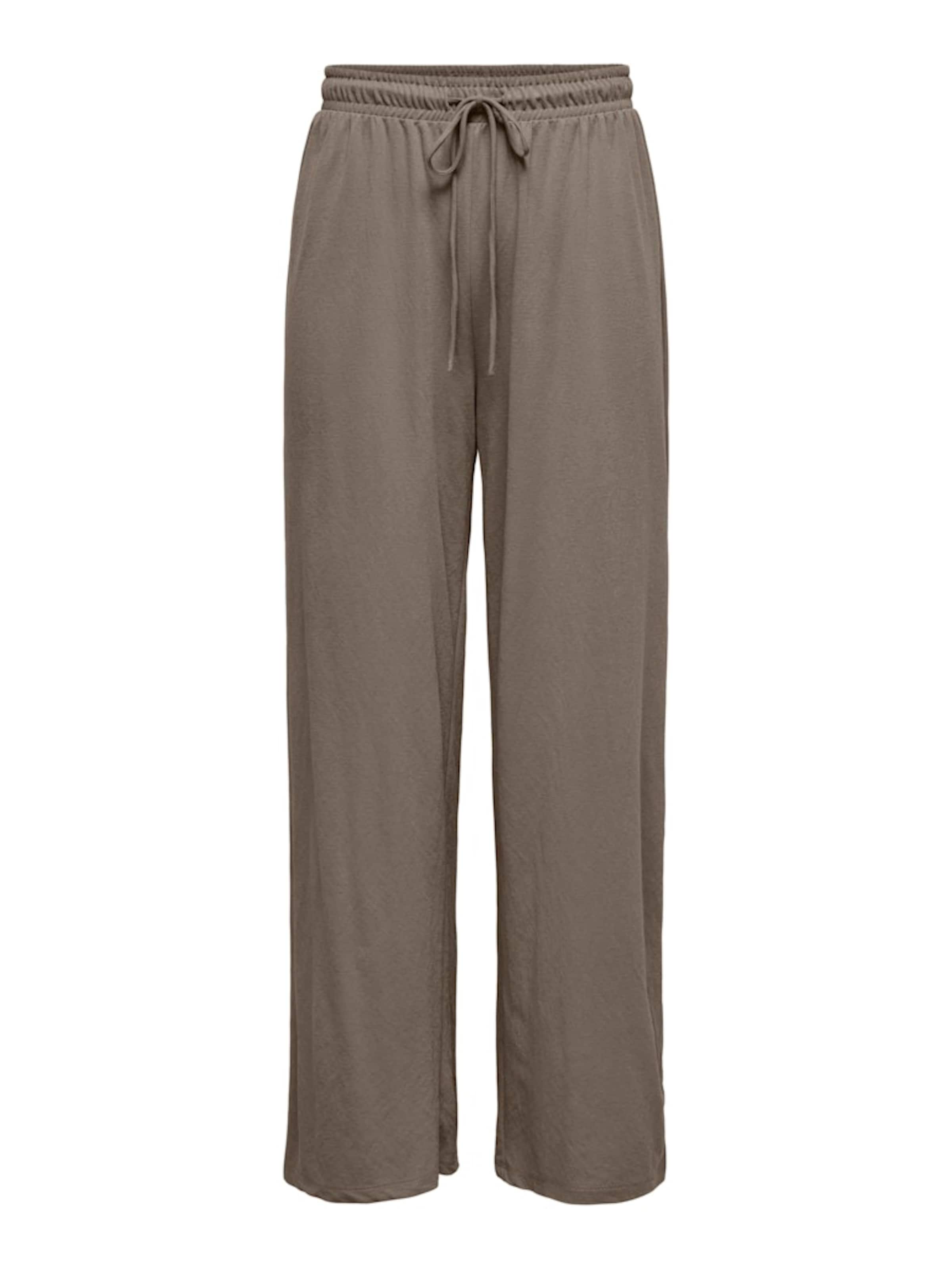 ONLY Püksid 'ONLJANY', värv pruun: eest vaates