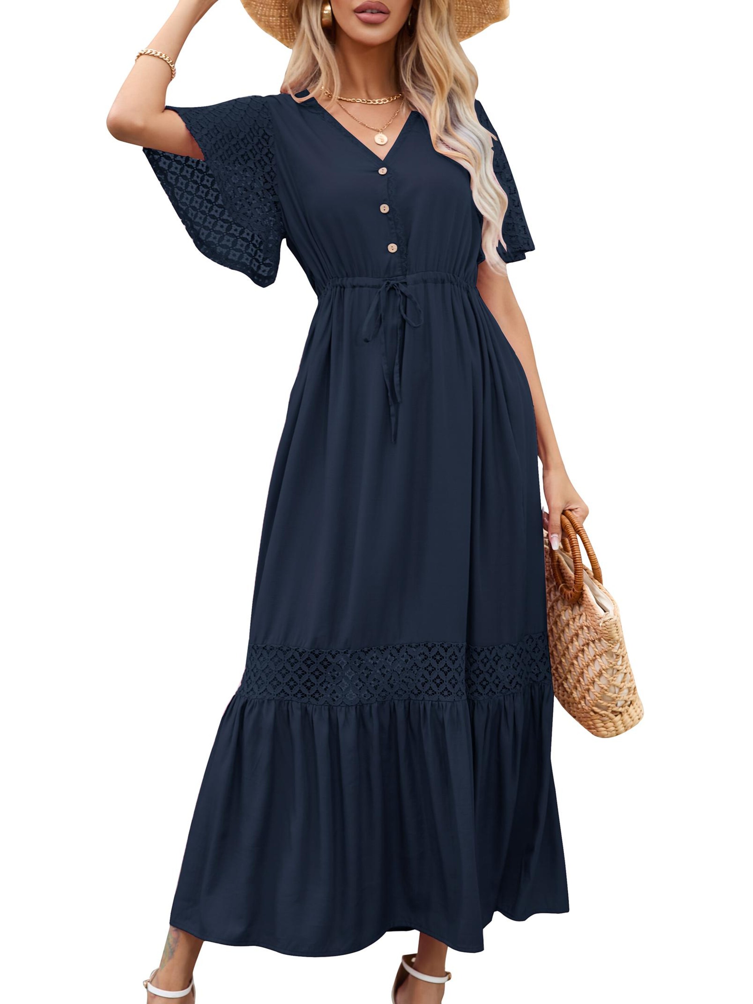 Yesfashion Kleid‌ in dunkelblau, Produktansicht