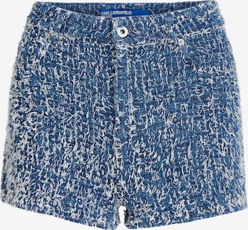 KARL LAGERFELD JEANS Skinny Shorts in Blau: predná strana