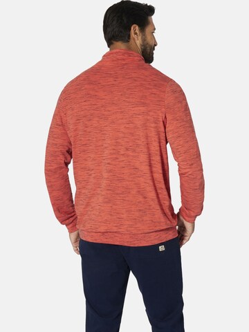 Jan Vanderstorm Sweatshirt 'Kervik' in Orange