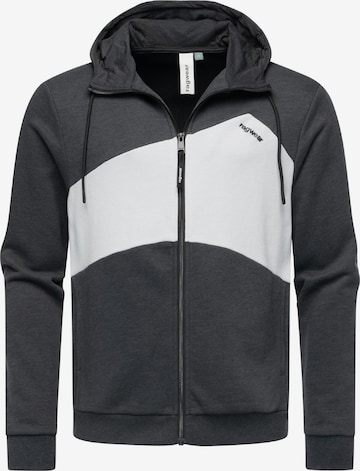Ragwear Sweatjacke 'Wilso' in Grau: Vorderseite