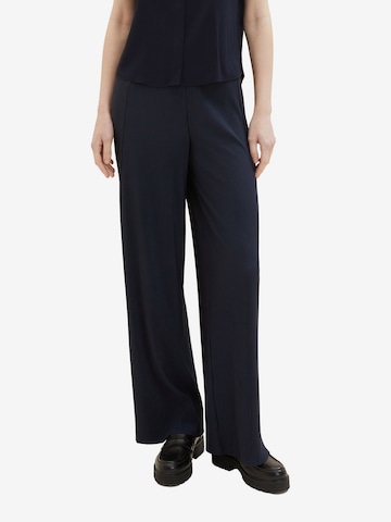 TOM TAILOR Loose fit Trousers in Blue