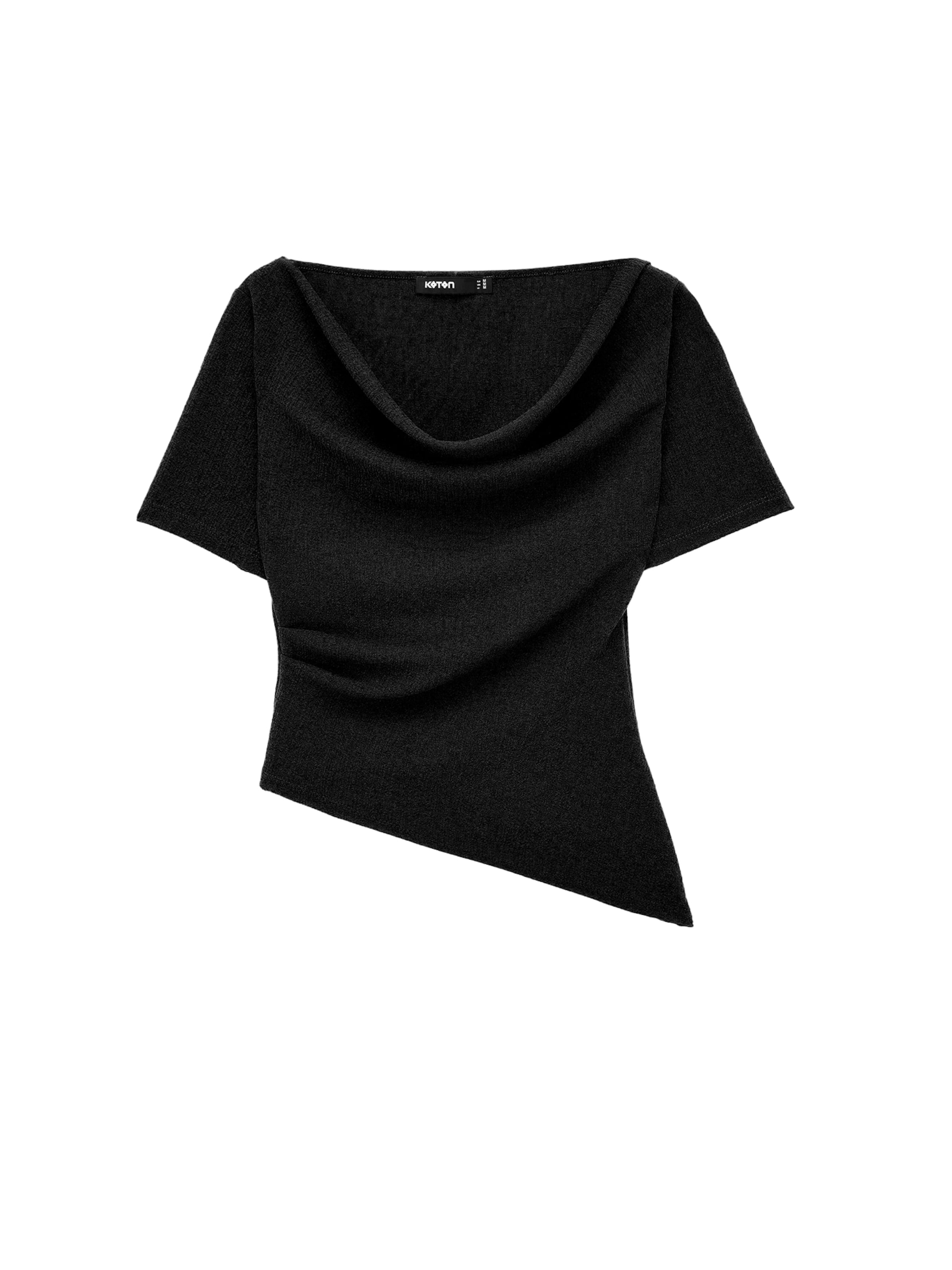Koton Shirt in Zwart: voorkant