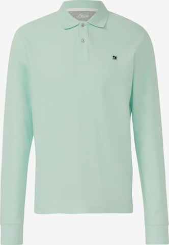 s.Oliver Poloshirt in Grün: Vorderseite