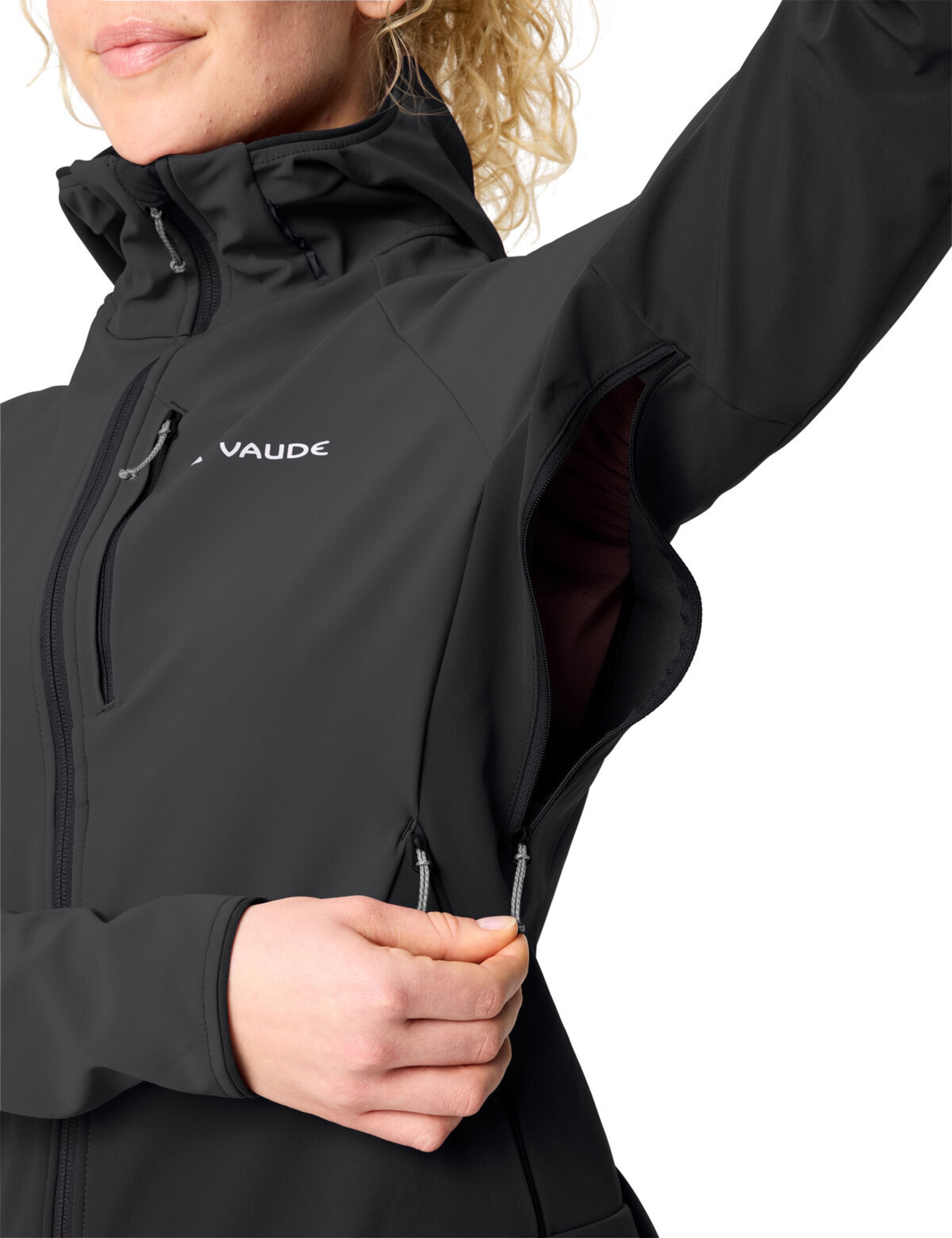 VAUDE Outdoor jacket 'Larice' in Grey