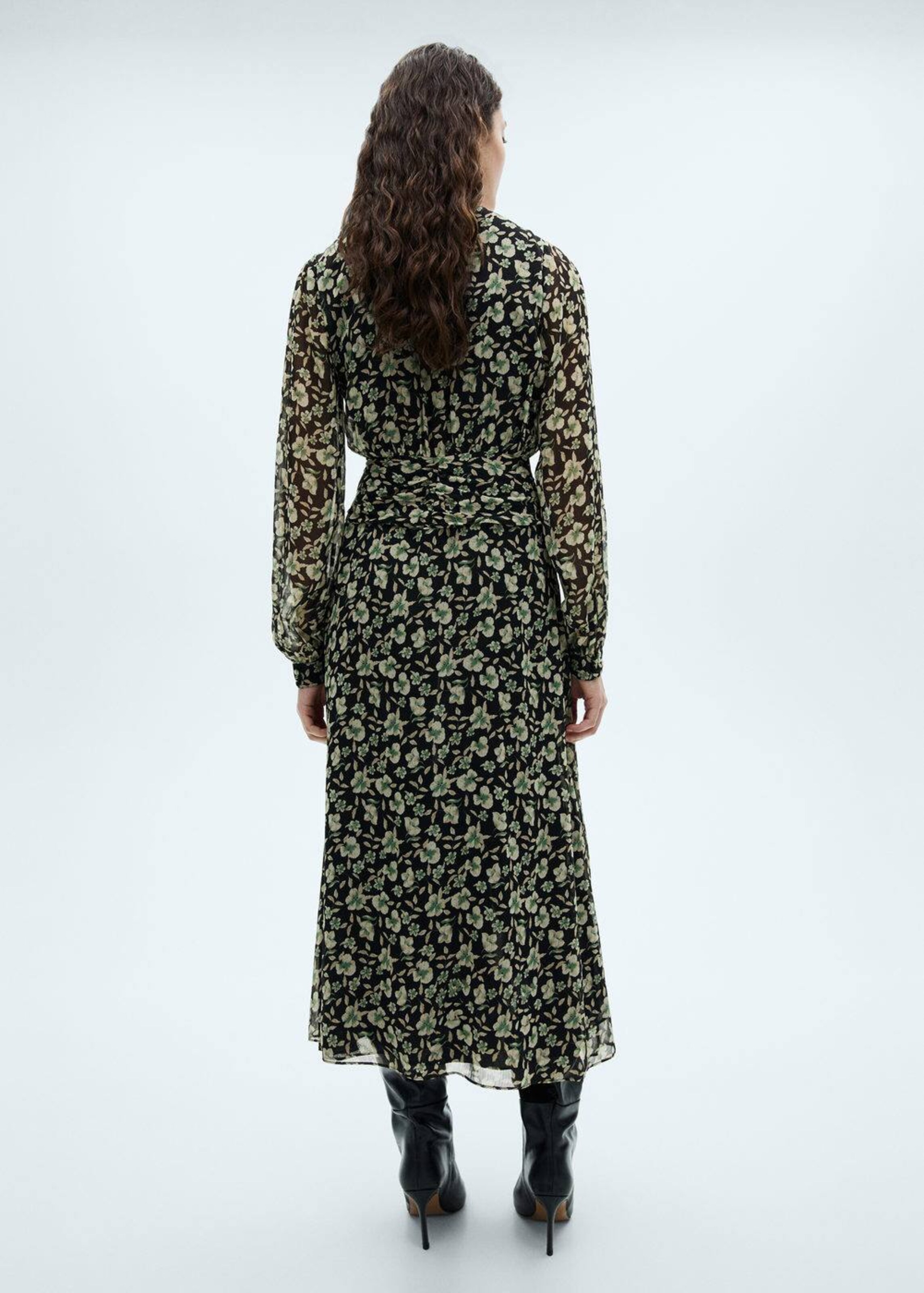 Mango apple maxi jurk hotsell