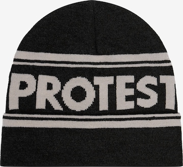 PROTEST Mütze 'PRTWind' in Schwarz: Vorderseite