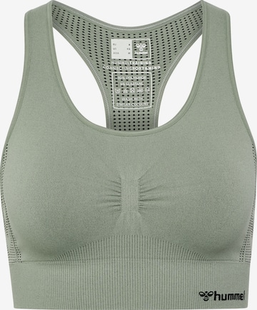 Bustier Soutien-gorge de sport Hummel en vert : devant