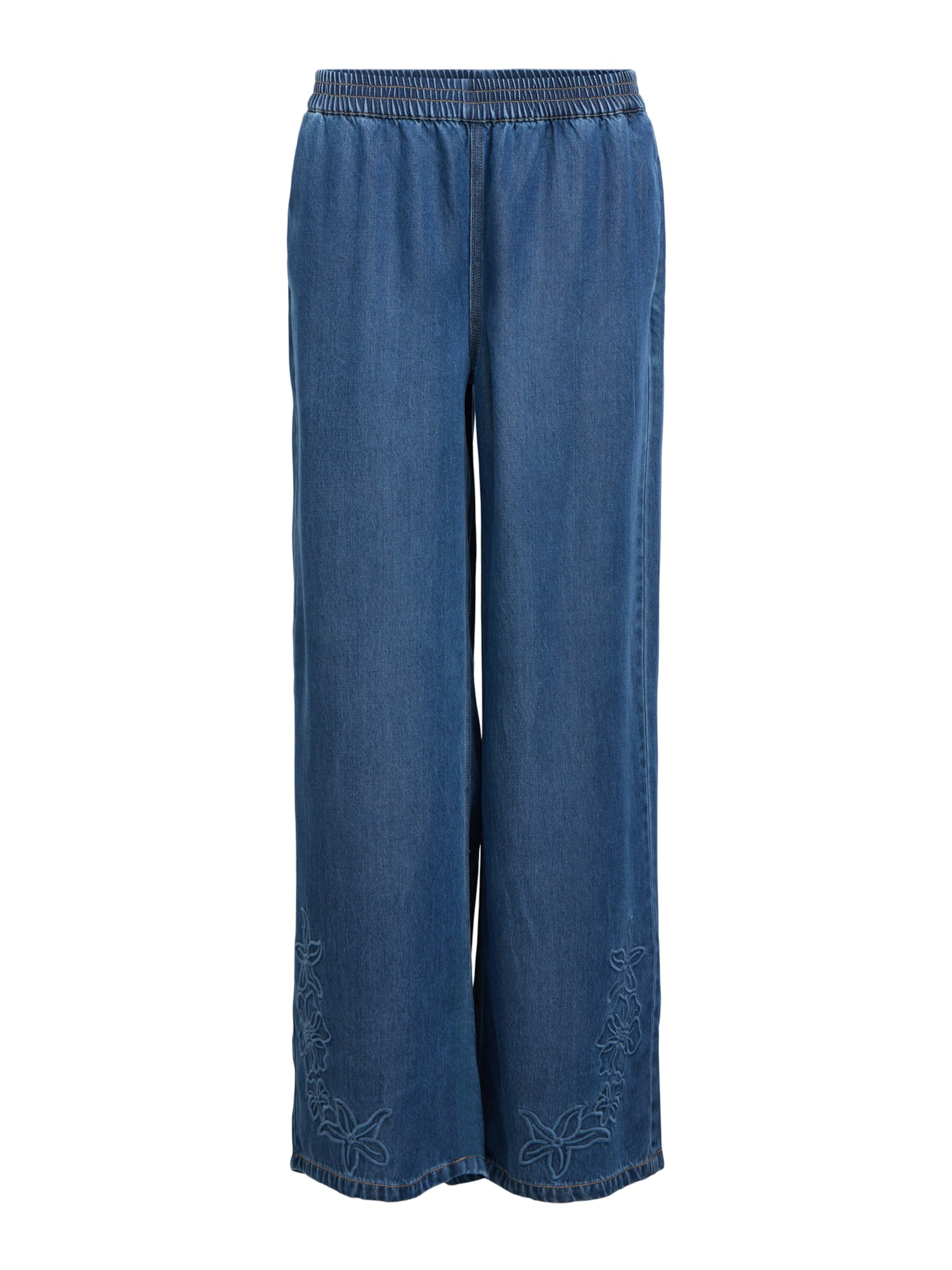 OBJECT Свободный крой Штаны 'OBJFRAME' в Синий: спереди