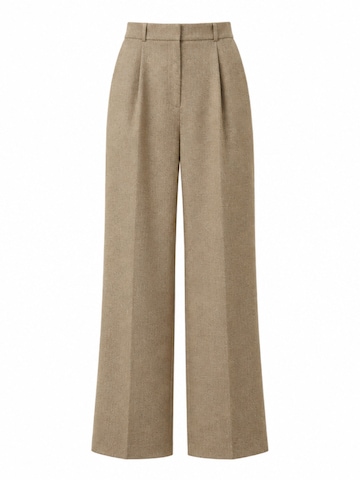 Wide Leg Pantalon à pince 'Joy' WEARABLE STORIES en beige : devant