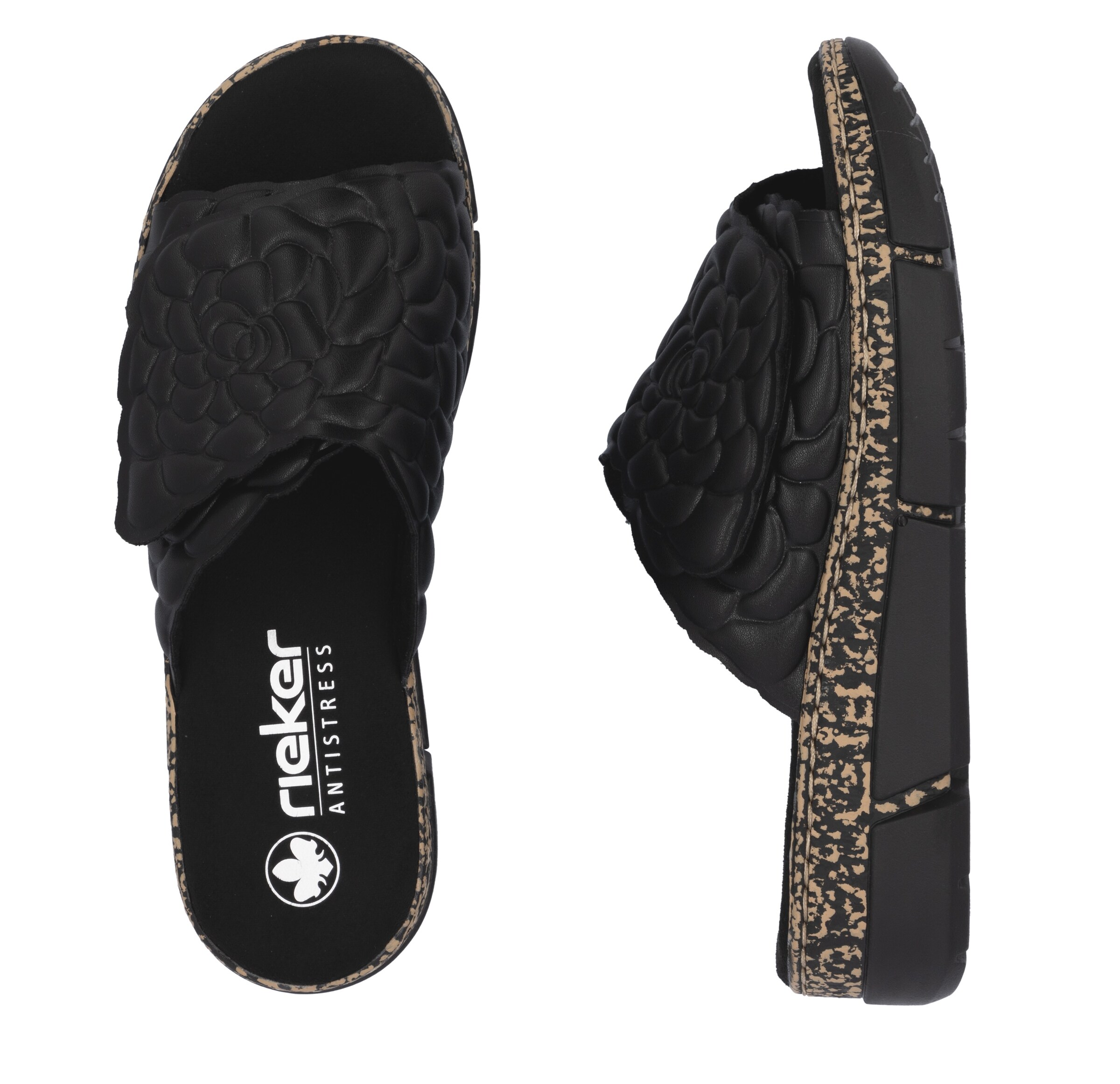 Rieker Pantolette in Schwarz