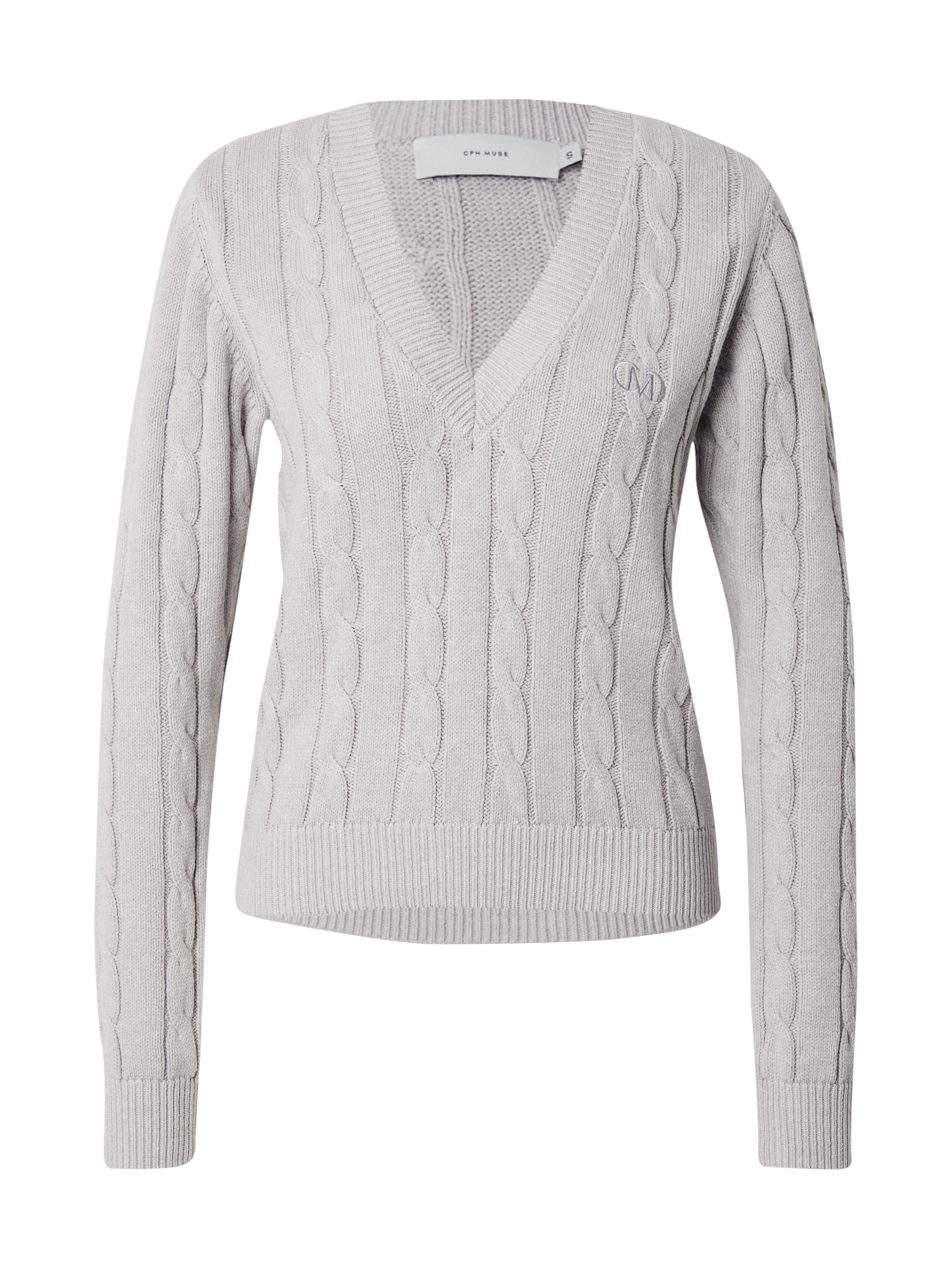 Pulover de la Cph Muse pe gri: față