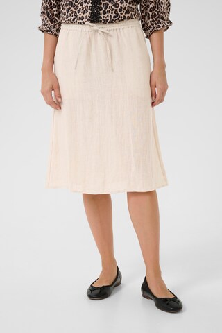 Jupe Cream en beige : devant