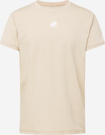 T-Shirt fonctionnel 'Seon' MAMMUT en beige : devant