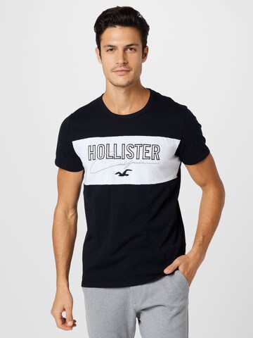 HOLLISTER - Camiseta en negro: frente