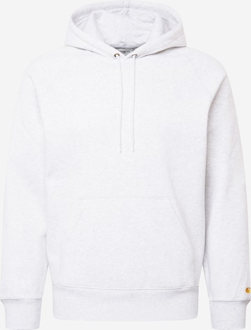 Carhartt WIP Sweatshirt 'Chase' in Grey: front