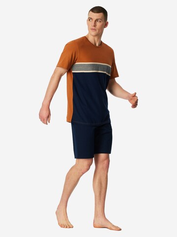 SCHIESSER Pyjama 'Casual Nightwear' in Blau