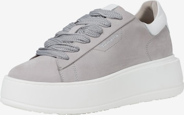 Baskets basses TAMARIS en gris : devant