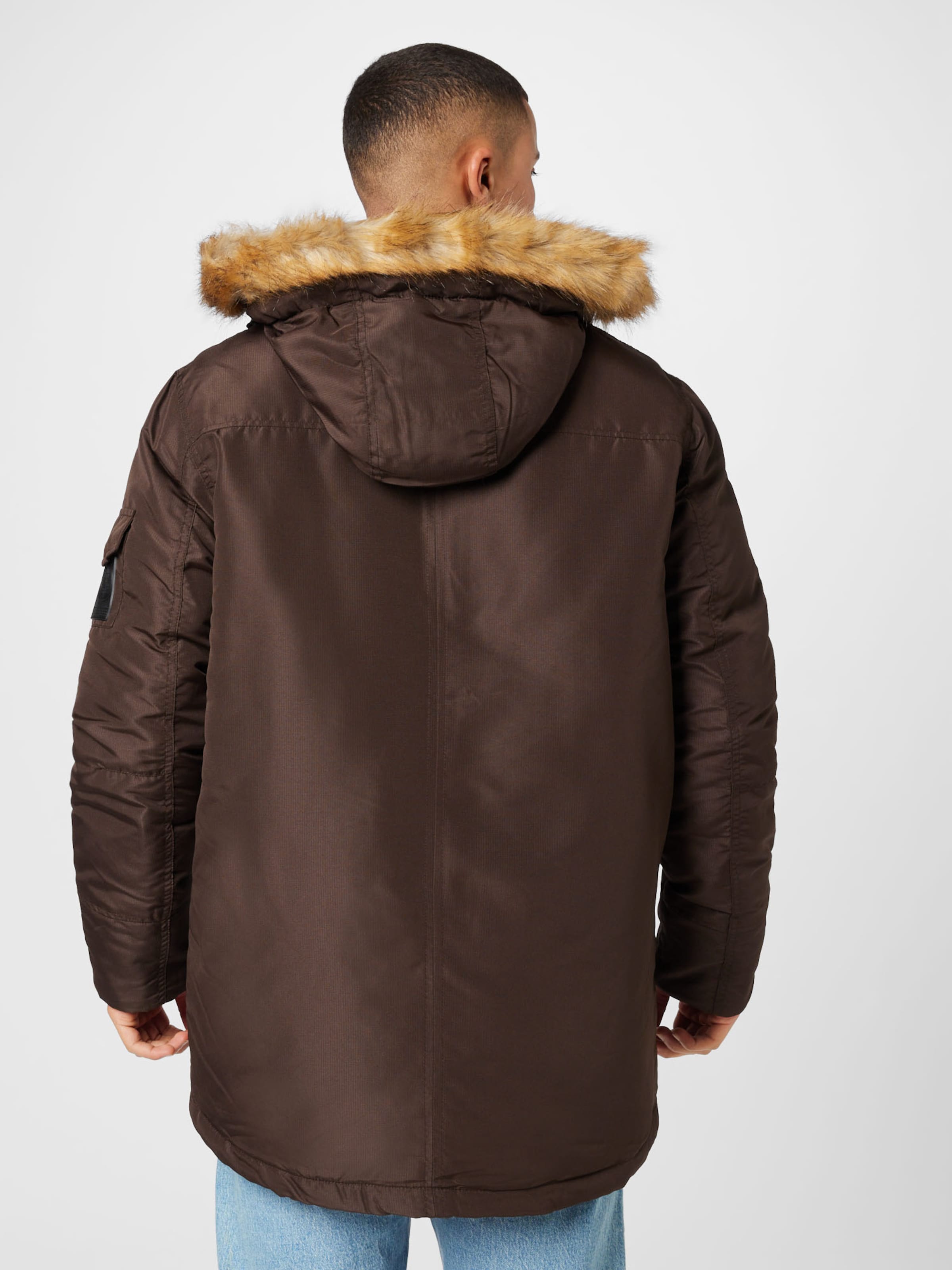BURTON MENSWEAR LONDON Winter Jacket in Brown ABOUT YOU