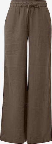 Pantalon QS en marron : devant